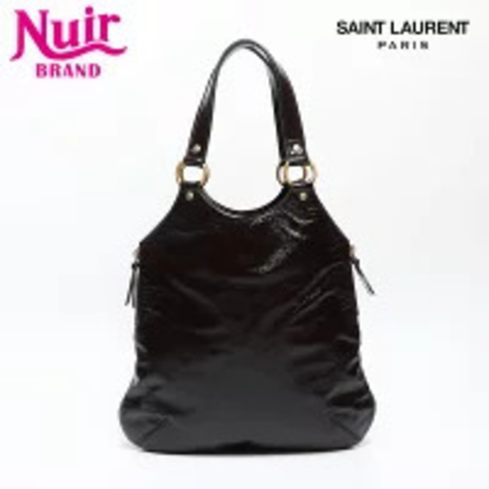 Yves Saint Laurent Metropolis Rive Gauche Shoulder Bag Brown